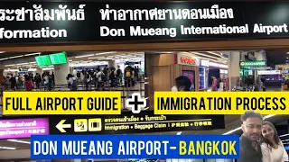 Bangkok Don Mueang International Airport Guide |  Thailand Don Mueang airport immigration process