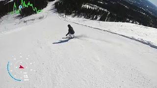 Trysil (Norway) Black Run 75 (the 45 degree one!!) (April 2019)