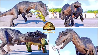 JW Dominion Allosaurus All Perfect Animations & Interactions 🦖 Jurassic World Evolution 2