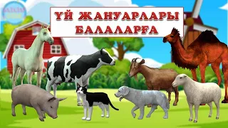 Үй жануарлары балаларға. Үй жануарларының дауыстары.