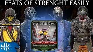 How to Make Feats of Strenght Easily. MK Mobile Tips #4