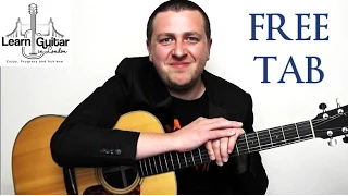 Fix You - Fingerstyle Guitar Tutorial - Coldplay - Part 1