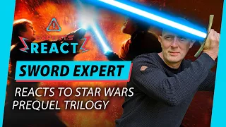 Sword Expert Reacts To Star Wars The Prequel Trilogy | Lightsaber Fight Scenes