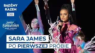 Sara James już po pierwszych próbach!