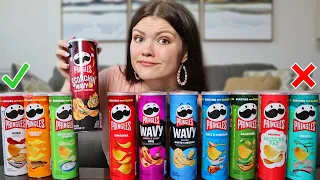 Ranking Every Pringles Flavor!!