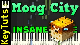 Moog City from Minecraft - Insane Mode [Piano Tutorial] (Synthesia)