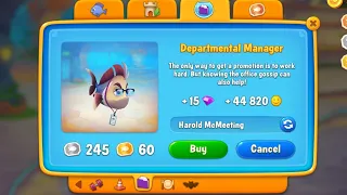 Fishdom: I open Office Clerk Aquarium and buy Departmental Manager Fish