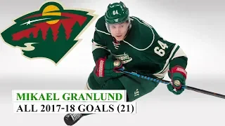 Mikael Granlund (#64) All 21 Goals of the 2017-18 NHL Season