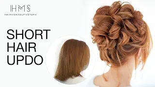 High Updo On Short & Fine Hair by Stephanie Brinkerhoff | Kenra Professional
