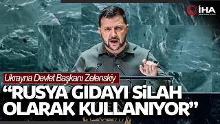 Zelenskiy'den Rusya’ya Sert Sözler! "Rusya'nın nükleer silahlara sahip olmaya hakkı yok"