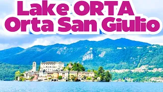 4K | One day in Lake ORTA 🚙 Where to swim in Italy | Una giornata al Lago d'Orta e Orta San Giulio