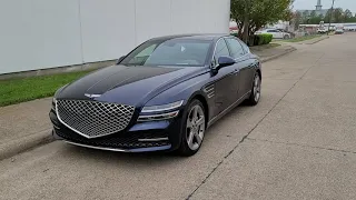 2021 Genesis G80 V6 AWD / Review (superb)