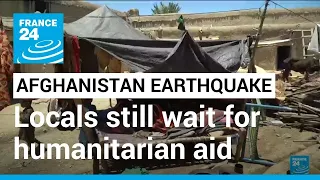 Afghanistan earthquake: In Gayan, locals still wait for humanitarian aid • FRANCE 24 English