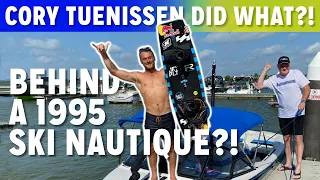 Cory Tuenissen Blows My Mind Wakeboarding Behind a 1995 Ski Nautique