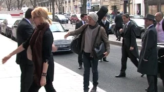 Sting and his wife Trudie Styler in Paris