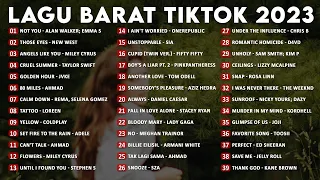 Lagu Barat Tiktok Viral 2023 - Lagu Barat Terbaru 2023 (Spotify, Tiktok, Joox, Resso)