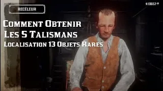 Red Dead Redemption 2 - Comment Obtenir Les 5 Talismans / Localisation 13 Objets Rares