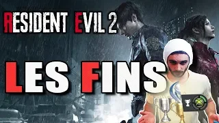 RESIDENT EVIL 2 - TOUTES LES FINS ( Léon, Claire et VRAIE FIN + BOSS SECRET )