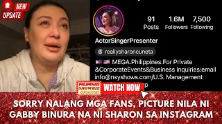 SORRY NALANG MGA FANS, PICTURE NILA NI GABBY CONCEPCION BINURA NA NI SHARON CUNETA SA INSTAGRAM