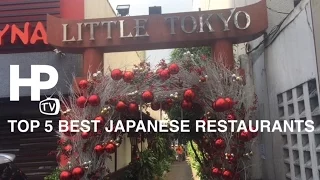 Top 5 Best Japanese Restaurants Little Tokyo Makati Metro Manila Philippines  by HourPhilippines.com