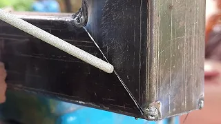 how does a welder pass his job on a thin square tube??