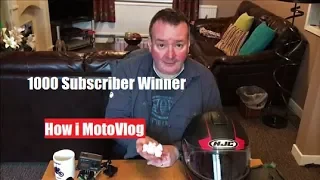 Motorcycle Wild Camping 1,000 Subscriber Winner + How i Motovlog !!!