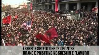 Ngritja e flamurit në Vlorë - Vizion Plus - News - Lajme