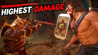 Learn Shao Kahns HIGHEST DAMAGE COMBOS in 2 MINUTES!