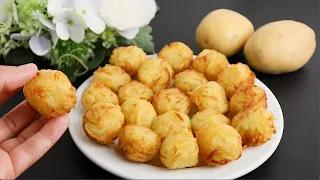 Just potatoes, and all the neighbors will ask for the recipe! They are so easy and delicious !