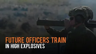 Future officers train in high explosives