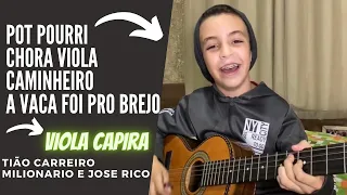 Pot Pourri na viola caipira-Chora Viola-Caminheiro-A Vaca já foi pro Brejo-Akiles Ramos