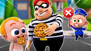 Little Policeman Song | Don't Eat Food From Strangers | Funny Kids Songs & Safety Tips For Kids