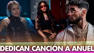 Karol G y Yailin anuncian una canción juntas dedicada a Anuel. Yailin y la bebecita por fin juntas.