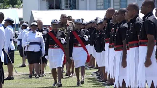 Fijian President officiates at the Fiji Police Force passing out parade