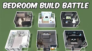 100k DREAM BEDROOM BUILD BATTLE in BLOXBURG