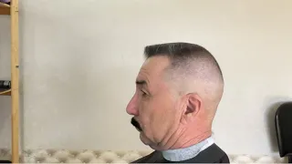 Мужская стрижка «Площадка». Flat top haircut tutorial.