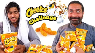 Tribal People Try Cheetos Challenge | Villagers Try Chips Eating Challenge | Tribal Actz