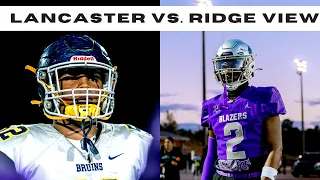 UPSET OF THE YEAR | Lancaster vs. Ridge View | 4A 1st Round SC Football Playoffs | FULL HIGHLIGHTS