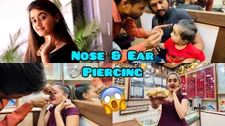 OMG! Nose & Ear Piercing With gold Jewellery Shopping on Akshay Tritiya Occasion | Bindass Kavya