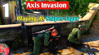 Playing As Sniper Jager | Sniper Elite 5 Axis Invasion Gameplay Walkthrough | Part 1