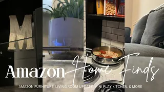 AMAZON HOME FINDS: NEW FURNITURE | LIVING ROOM UPDATE | PLAY KITCHEN | & MORE