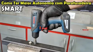 Dicas Para Ter Maior Autonomia Utilizando a Parafusadeira/Furadeira GSR 1000 Smart da Bosch