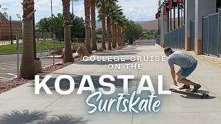 Cruising on the Waterborne Koastal 60" Surfskate