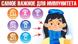 7 самых важных витаминов для иммунитета - получаем из пищи🙌