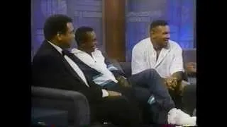 Muhammad Ali, Sugar Ray Leonard & Mike Tyson @ The Arsenio Hall Show 1990