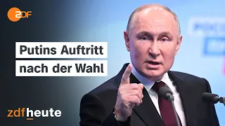 Wie Putin seinen Sieg feiert | Morgenmagazin