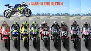 MotoGP Yamaha Bikes Evolution of Sound, Livery and Top Speed Test ( 1993-2020)