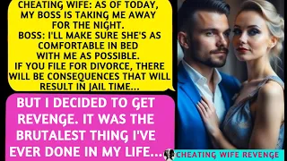 📕The Cheating Wife Decided To Make Love To The Boss,🔥 But My Revenge Was The Cruelest🎧Wife Cheating