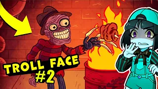 КАК ТРОЛЛИТЬ ХОРРОРЫ? Прохождение Troll Face Quest Horror часть 2 вместе с Машкой