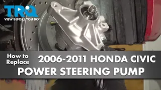 How to Replace Power Steering Pump 2006-2011 Honda Civic